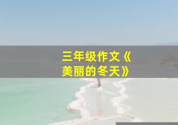 三年级作文《美丽的冬天》