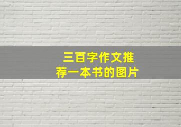 三百字作文推荐一本书的图片