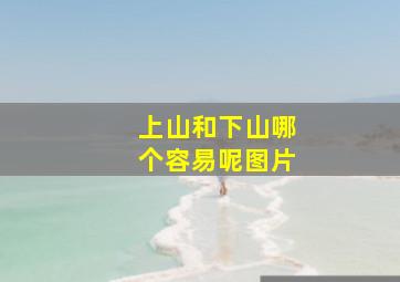 上山和下山哪个容易呢图片