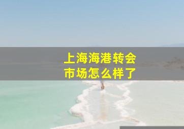 上海海港转会市场怎么样了