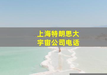 上海特朗思大宇宙公司电话