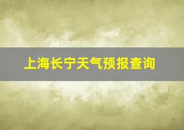 上海长宁天气预报查询