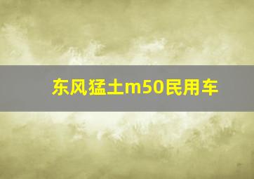 东风猛土m50民用车