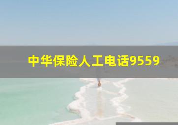 中华保险人工电话9559