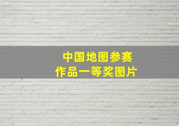 中国地图参赛作品一等奖图片