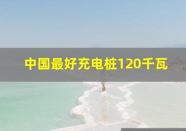 中国最好充电桩120千瓦