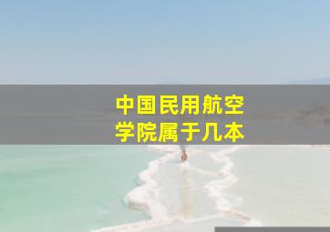 中国民用航空学院属于几本