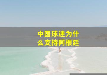 中国球迷为什么支持阿根廷