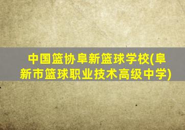 中国篮协阜新篮球学校(阜新市篮球职业技术高级中学)