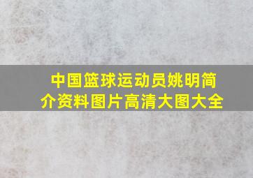 中国篮球运动员姚明简介资料图片高清大图大全