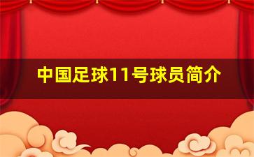 中国足球11号球员简介