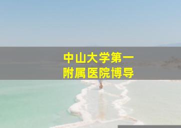 中山大学第一附属医院博导