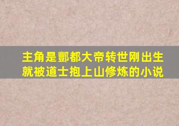 主角是酆都大帝转世刚出生就被道士抱上山修炼的小说