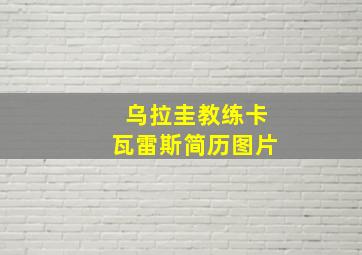 乌拉圭教练卡瓦雷斯简历图片