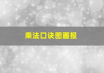 乘法口诀图画报