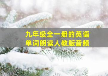 九年级全一册的英语单词朗读人教版音频