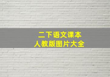 二下语文课本人教版图片大全