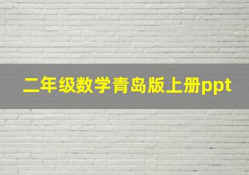 二年级数学青岛版上册ppt