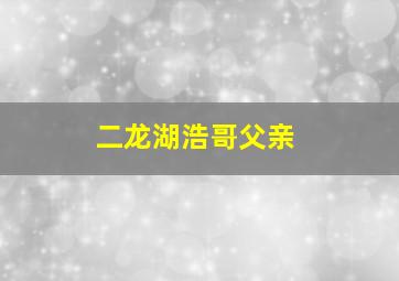 二龙湖浩哥父亲