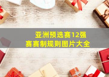 亚洲预选赛12强赛赛制规则图片大全