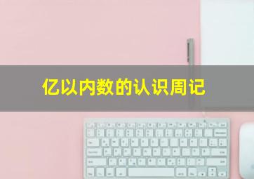 亿以内数的认识周记