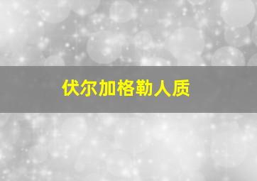 伏尔加格勒人质