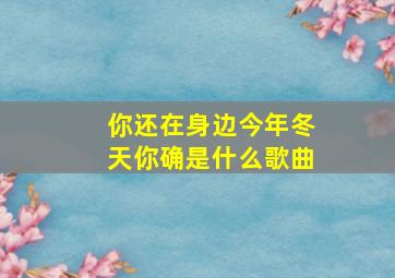 你还在身边今年冬天你确是什么歌曲