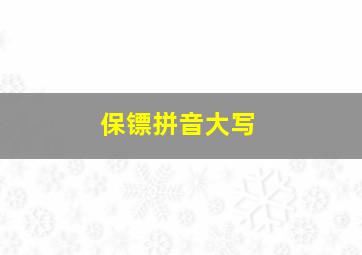 保镖拼音大写