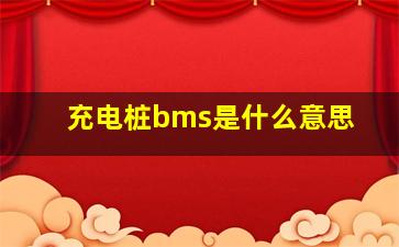 充电桩bms是什么意思