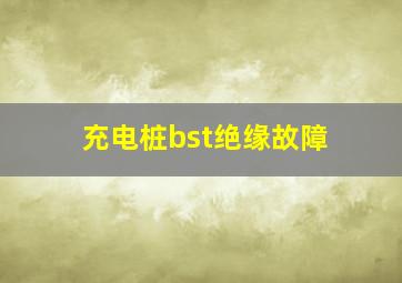 充电桩bst绝缘故障