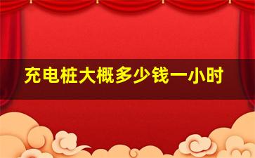 充电桩大概多少钱一小时