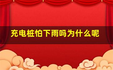 充电桩怕下雨吗为什么呢