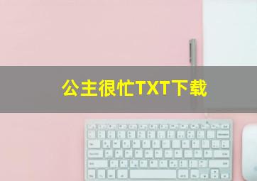 公主很忙TXT下载