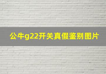 公牛g22开关真假鉴别图片