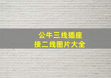 公牛三线插座接二线图片大全