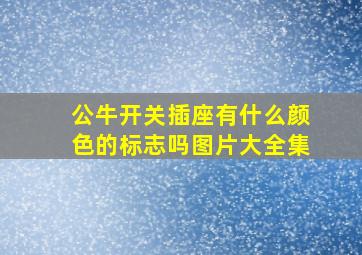 公牛开关插座有什么颜色的标志吗图片大全集