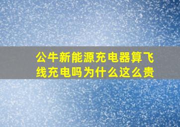 公牛新能源充电器算飞线充电吗为什么这么贵