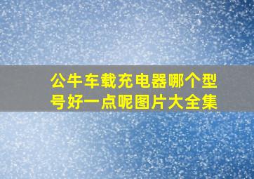 公牛车载充电器哪个型号好一点呢图片大全集