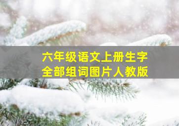 六年级语文上册生字全部组词图片人教版