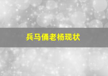 兵马俑老杨现状