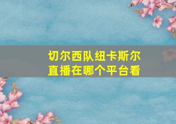 切尔西队纽卡斯尔直播在哪个平台看