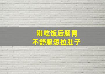 刚吃饭后肠胃不舒服想拉肚子