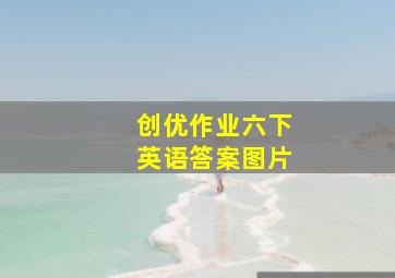 创优作业六下英语答案图片