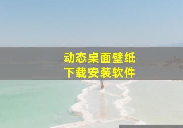 动态桌面壁纸下载安装软件