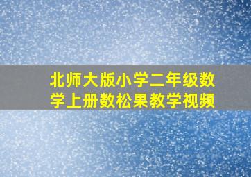 北师大版小学二年级数学上册数松果教学视频