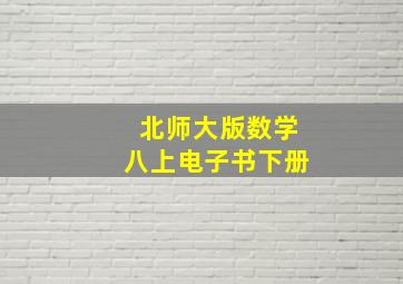 北师大版数学八上电子书下册