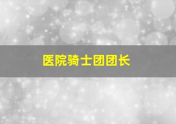 医院骑士团团长