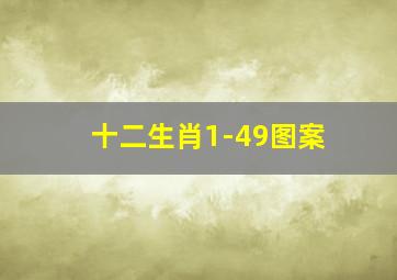 十二生肖1-49图案