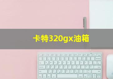 卡特320gx油箱