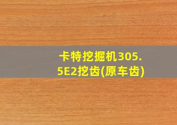 卡特挖掘机305.5E2挖齿(原车齿)